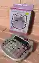Calculadora Hello Kitty Brillos Blanca