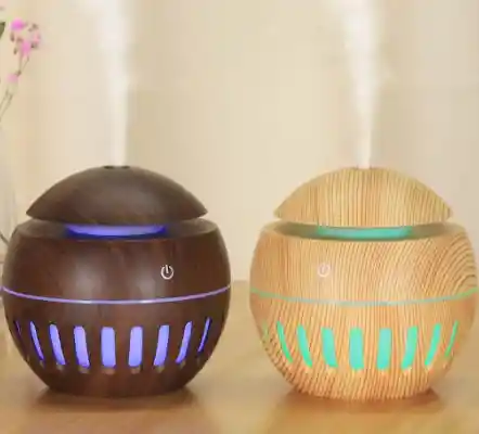 Humidificador Led Difusor De Aromas Ambientador Esfera + Esencia