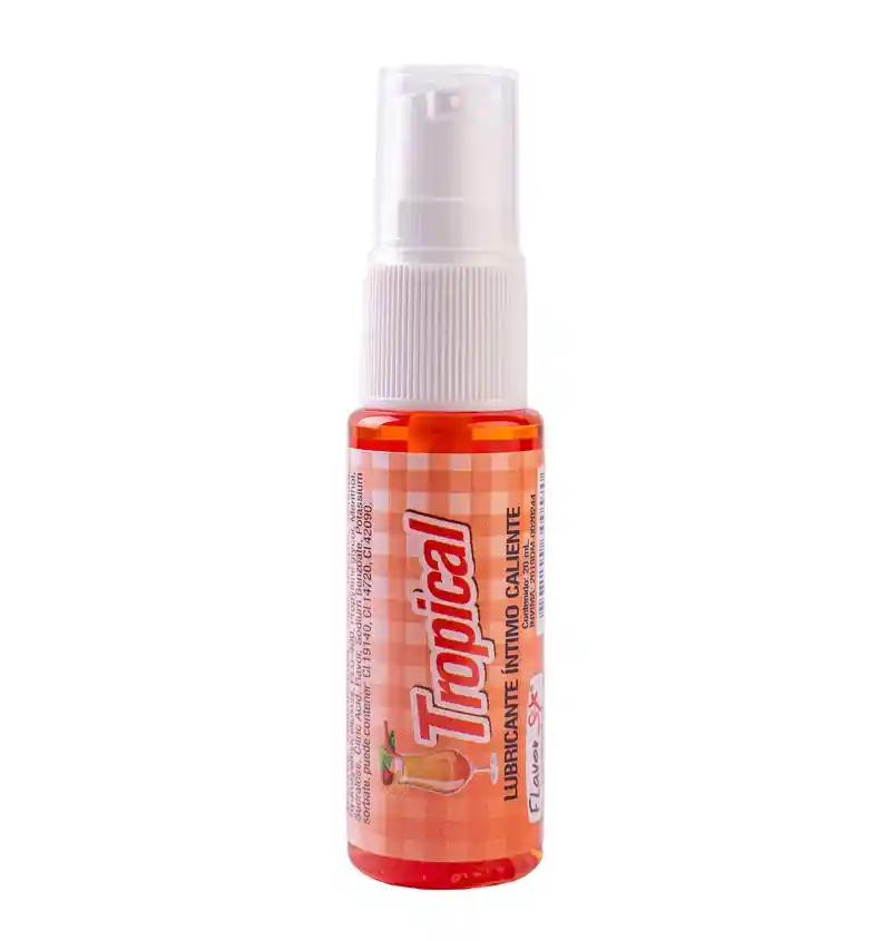 Lubricante Íntimo Caliente Tropical 20 Ml Flavor