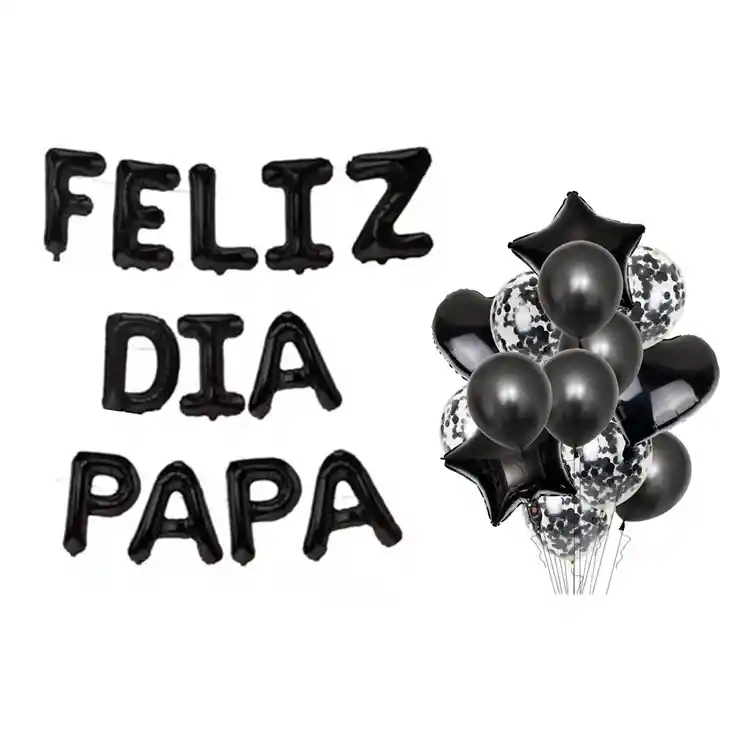 Kit Día Del Papa- Feliz Día Del Padre Decoración Globos