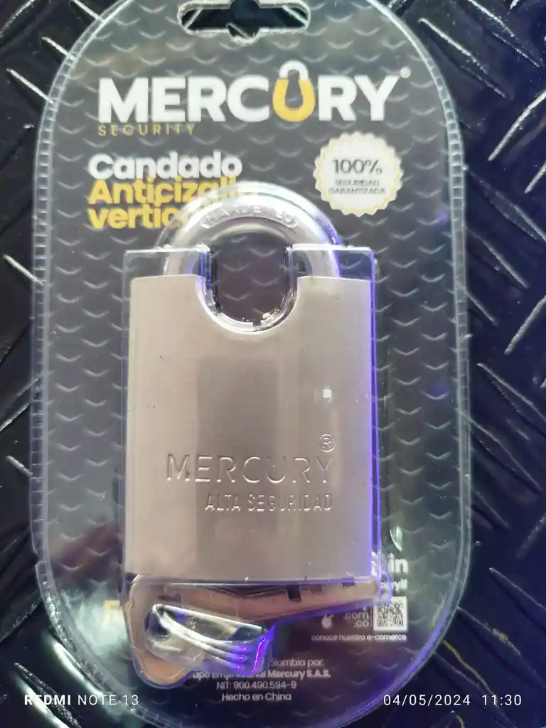Candado Anticizalla 60mm Mercury