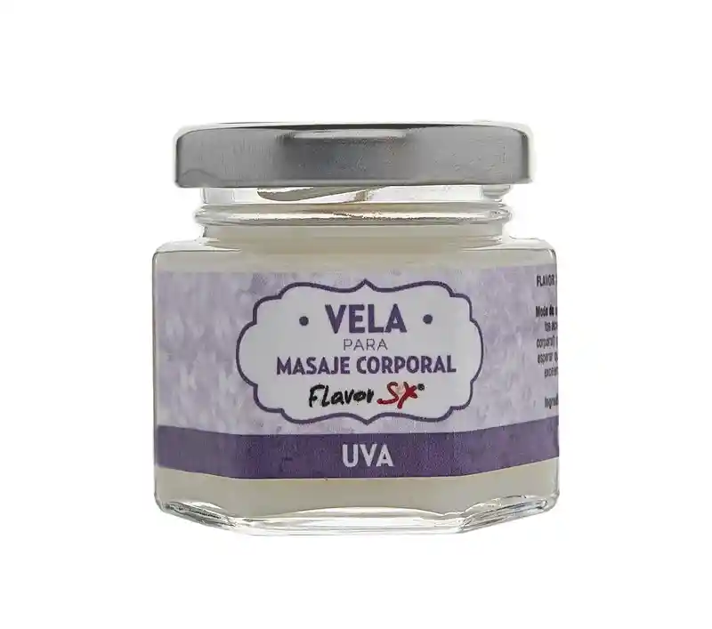 Vela De Masajes Corporal Uva Flavor