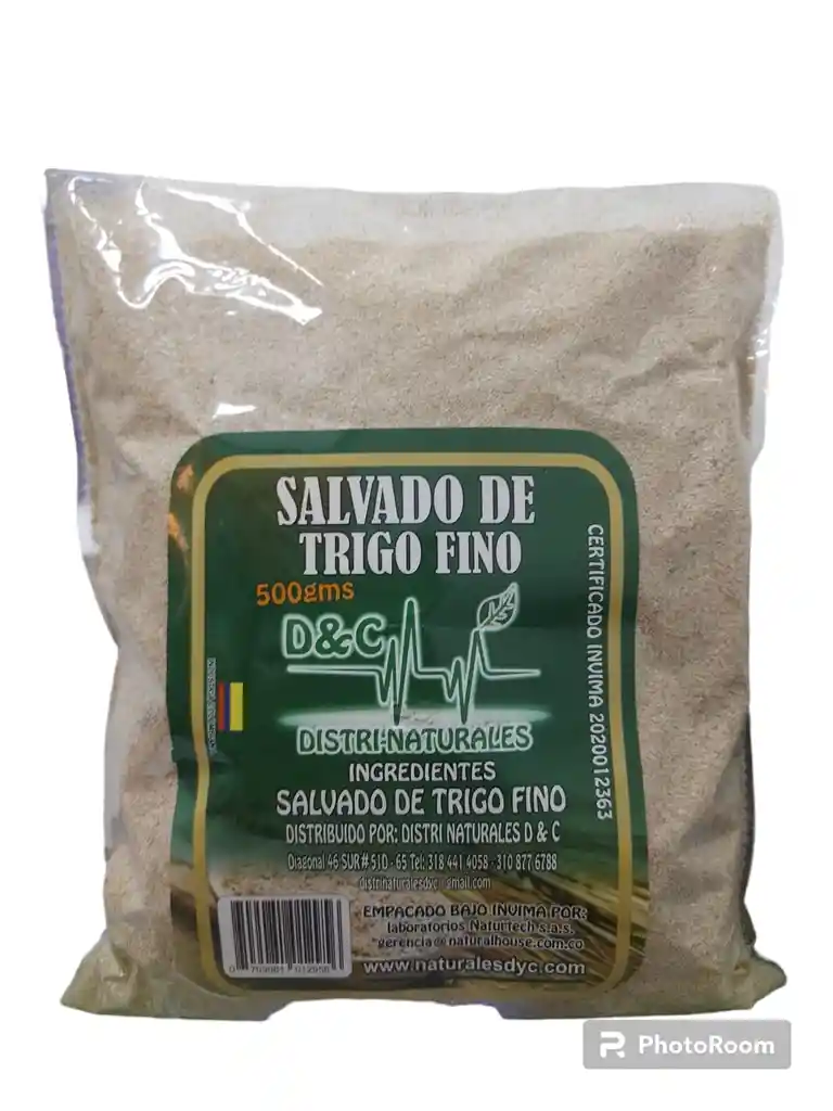 Salvado De Trigo Fino X 500 Gms Dyc