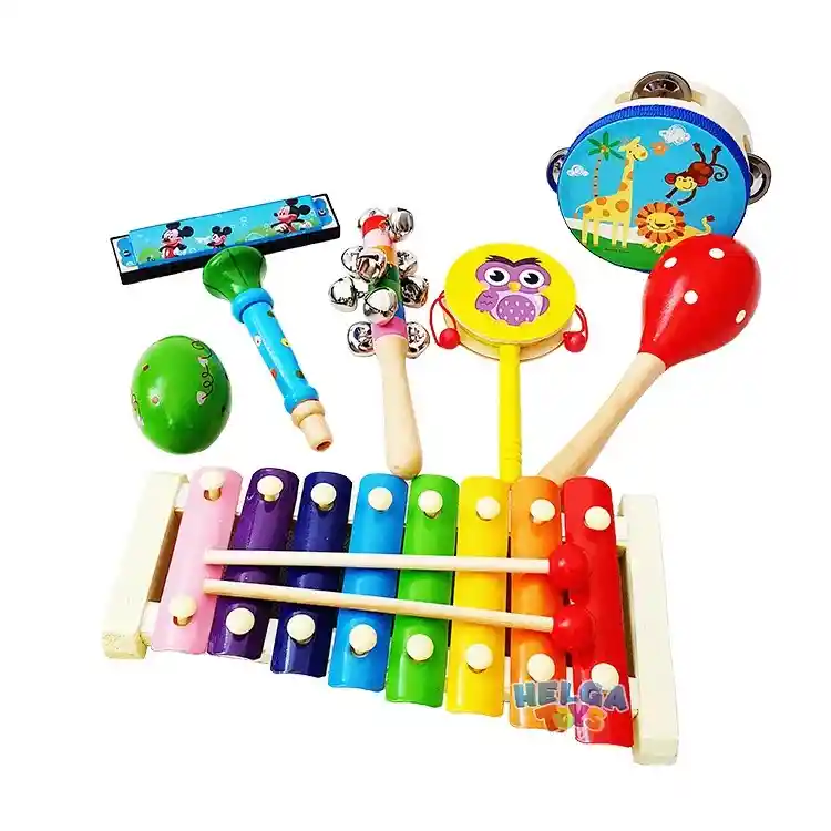 Super Kit Musical Infantil De 8 Piezas Para Niños