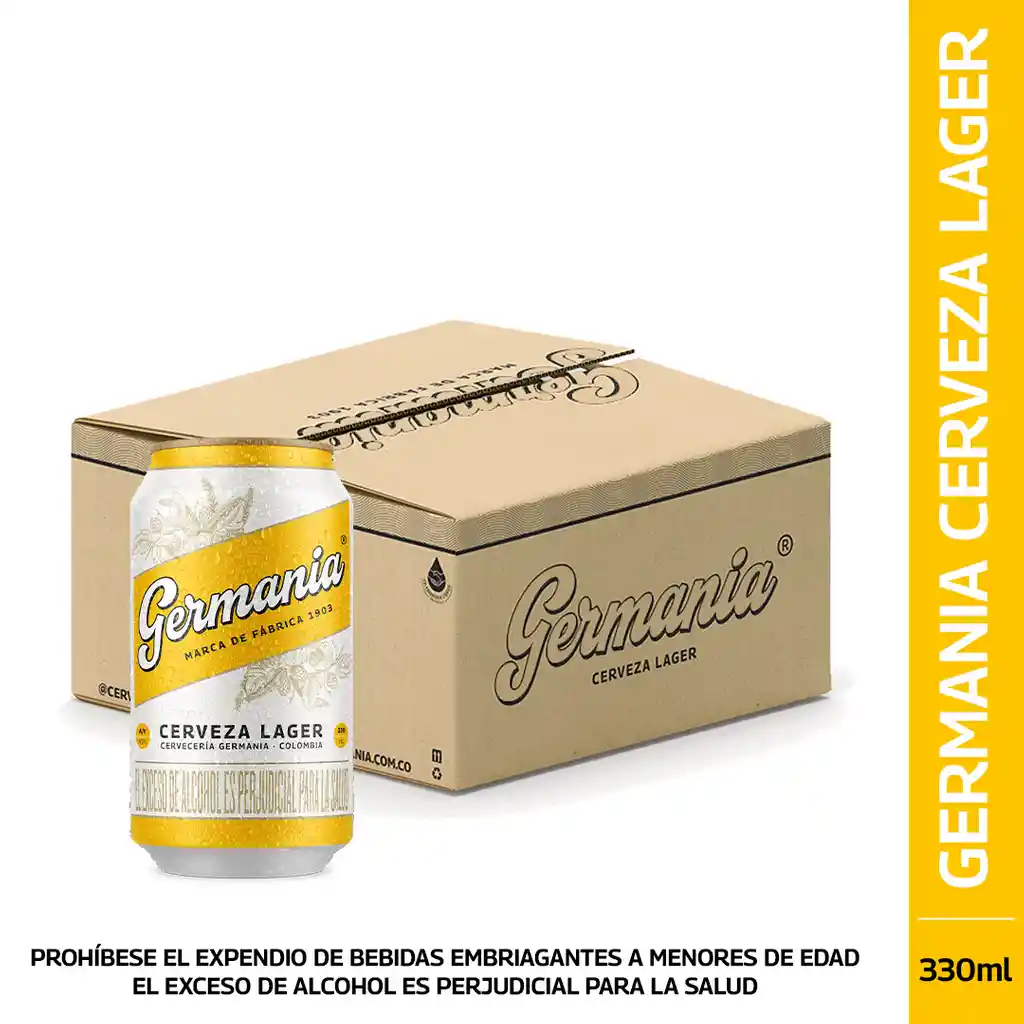 Caja Cerveza Germania X 24 Und De 330 Ml