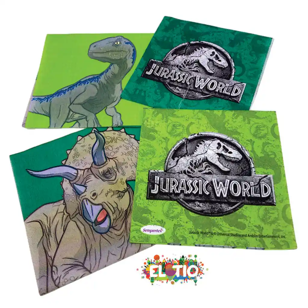 Servilletas Dinosaurio Jurassic World