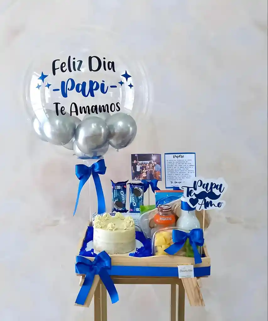 Regalos Para Papa- Anchetas Día Del Padre- Desayuno - Regalos Para Papa-cumpleaños- Aniversario-amor Y Amistad-día Del Padre-navidad-san Valentín-chocolates-peluches-fresas Con Chocolate-detalles