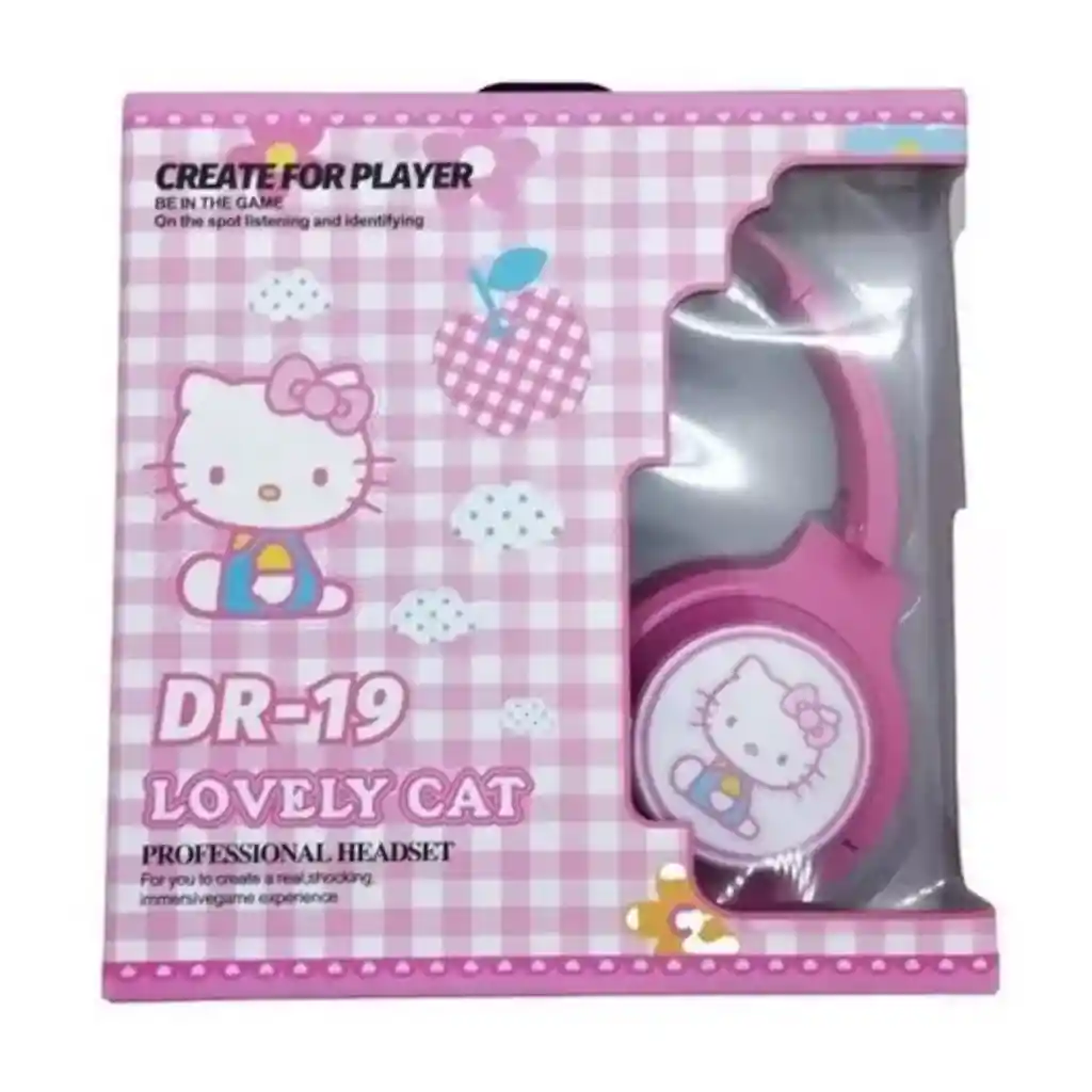 Audífonos Inalámbricos De Hello Kitty Dr-19