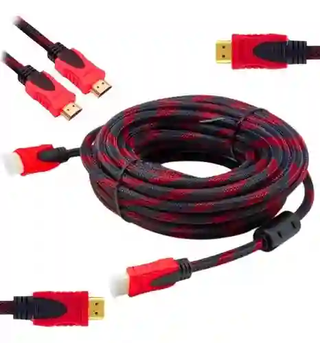 Cable Hdmi 5 Metros Doble Filtro Mallado 1080p Full Hd