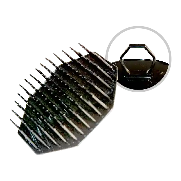 Cepillo Plastico Para Masajes Capilares