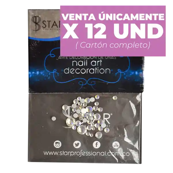 Apliques Gema Para Uñas Star