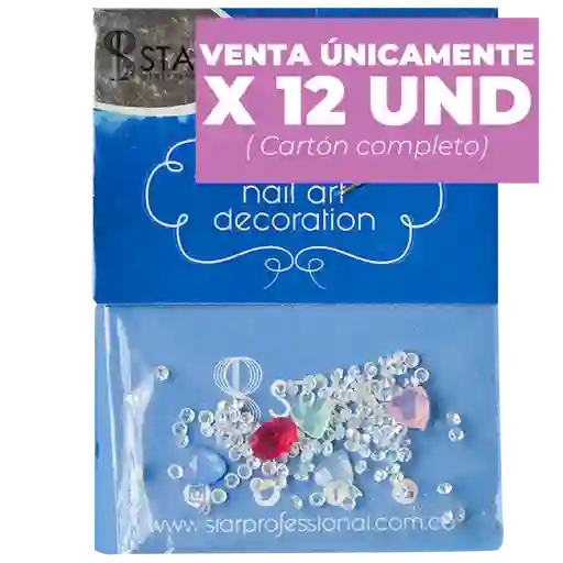 Apliques Gema Para Uñas Star