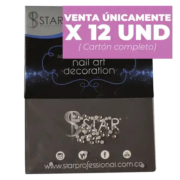 Apliques Gema Para Uñas Star