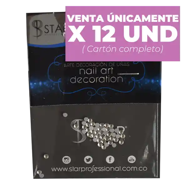 Apliques Gema Para Uñas Star