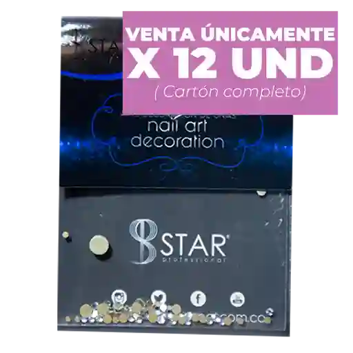 Apliques Gema Para Uñas Star