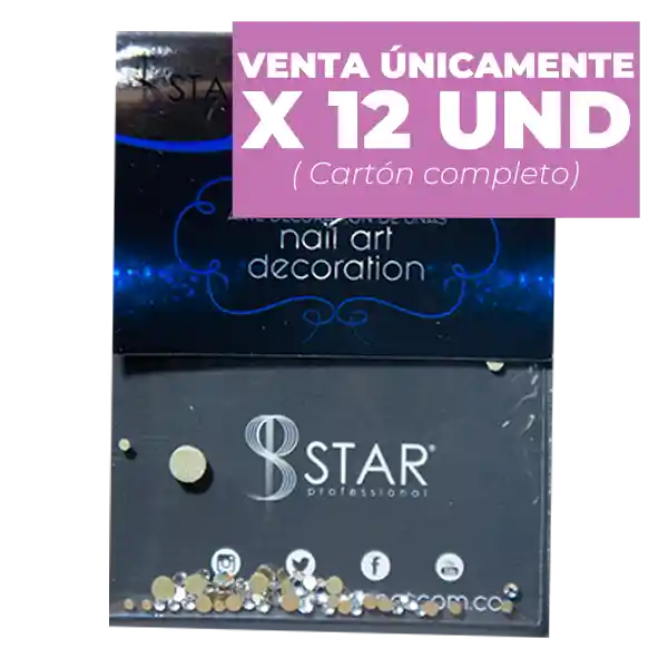 Apliques Gema Para Uñas Star