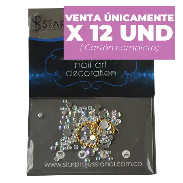 Apliques Gema Para Uñas Star