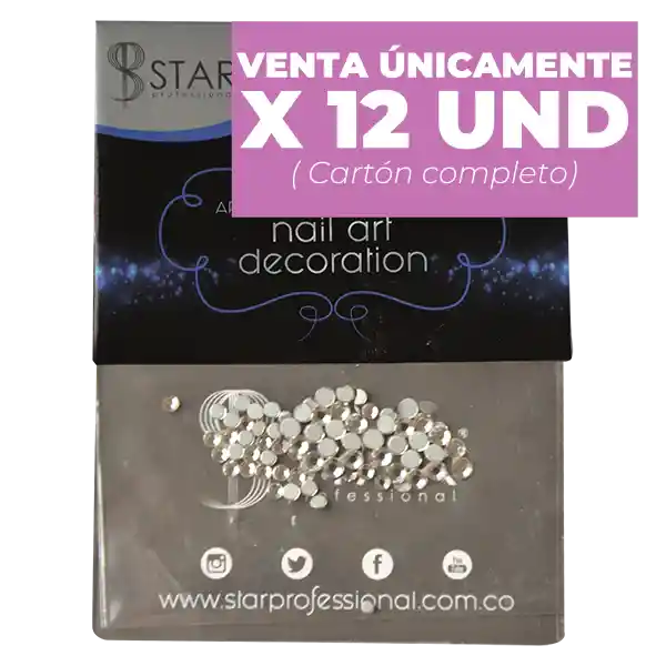 Apliques Gema Para Uñas Star