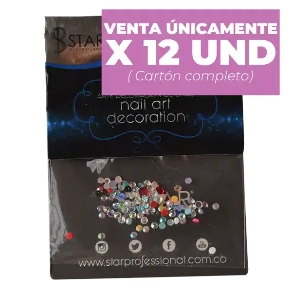 Apliques Gema Para Uñas Star