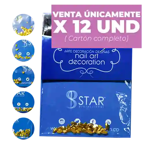 Apliques Gema Para Uñas Star