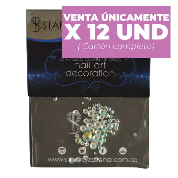 Apliques Gema Para Uñas Star