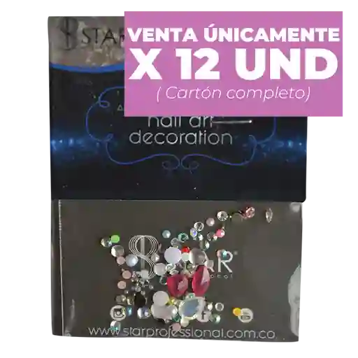 Apliques Gema Para Uñas Star