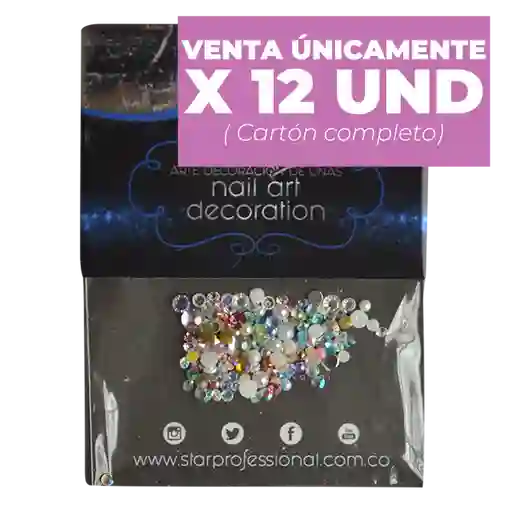 Apliques Gema Para Uñas Star