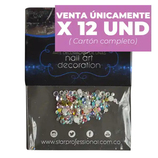 Apliques Gema Para Uñas Star