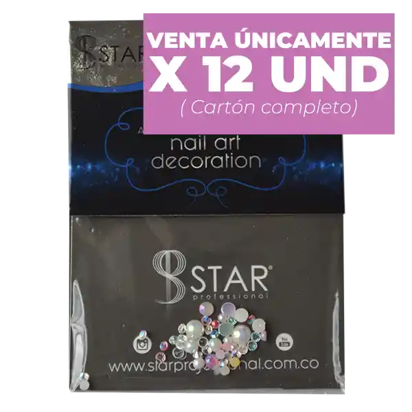 Apliques Gema Para Uñas Star