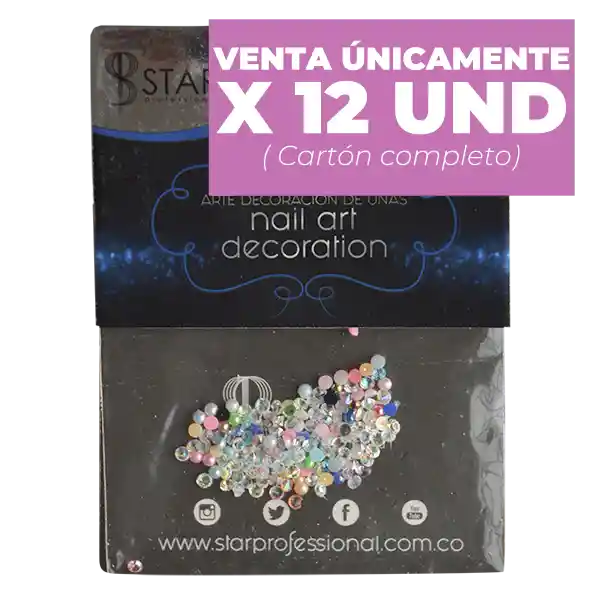 Apliques Gema Para Uñas Star