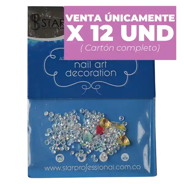 Apliques Gema Para Uñas Star