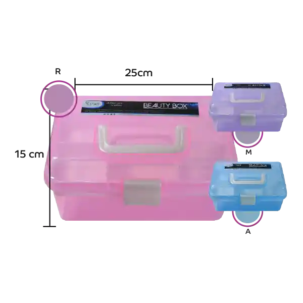 Caja Organizadora Accesorios 26x15x13.5 Cm