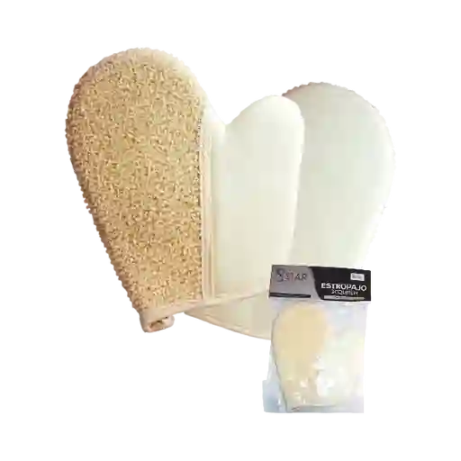 Guantes De Baño Beige