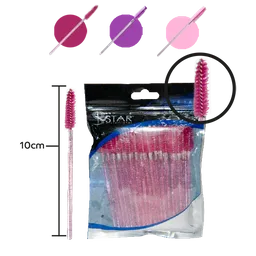 Microcepillo Aplicador De Pestañas X 50 Pcs