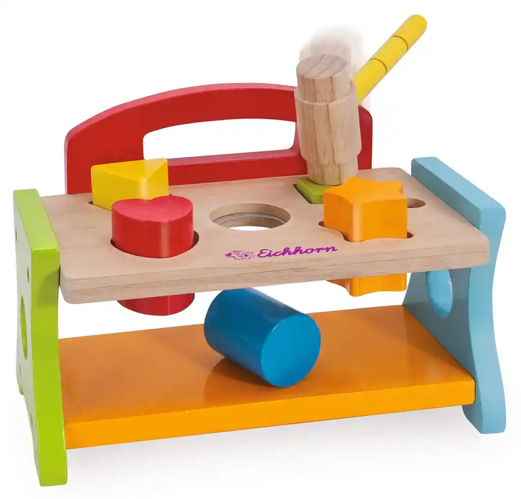 Banco Para Martillar En Madera Bebès Niños