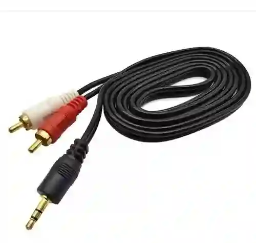 Cable De Audio 2 X 1 Full Sonido 1.5 Metros