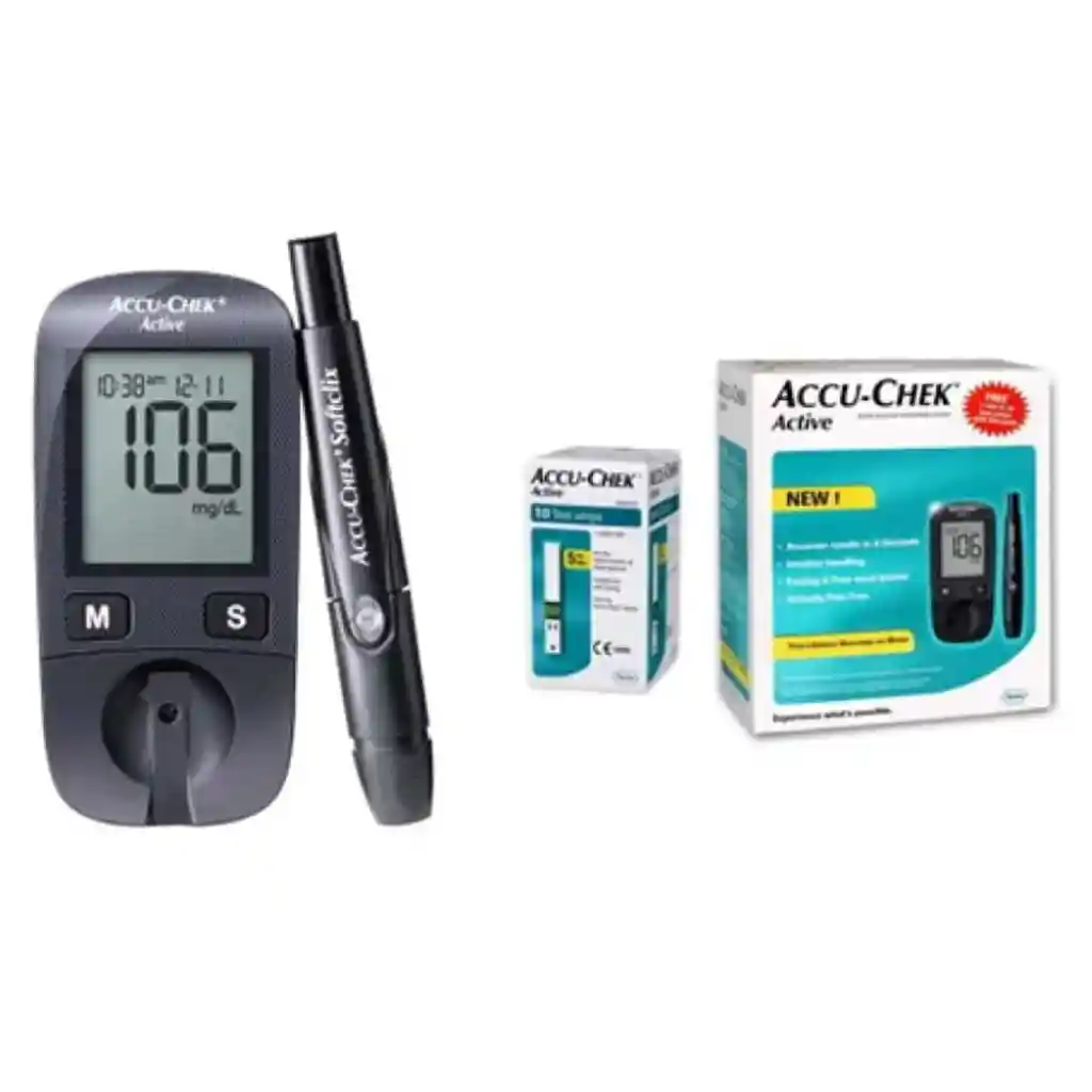 Glucómetro Continuo Accu-chek Active Negro