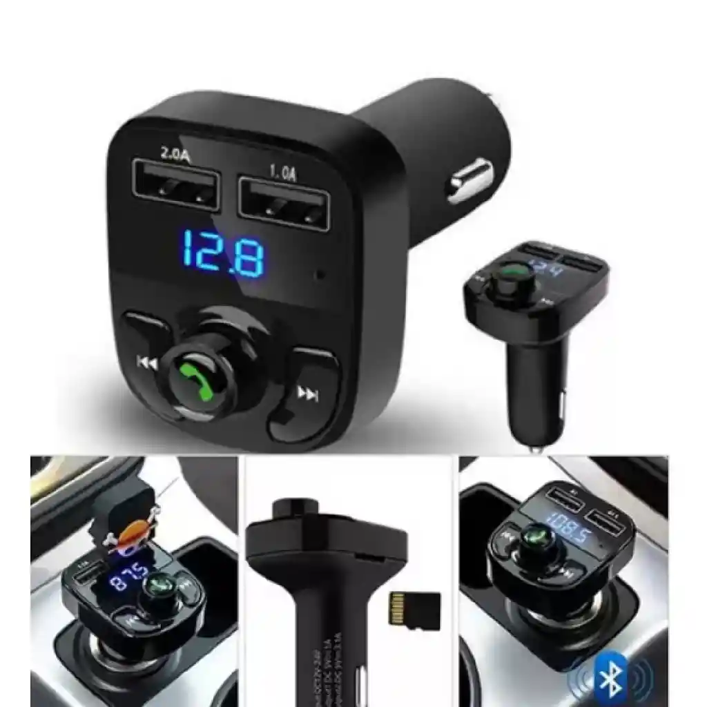 Transmisor Radio Fm Bluetooth Mp3 Usb Tf Wam Cargador Auto