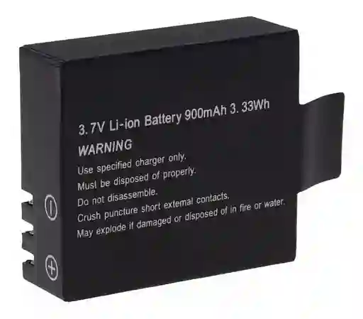 Batería Para Cámara Deportiva Tipo Gopro 3.7 V 900mah