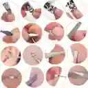 Juego Kit Cortauñas Manicure Y Pedicura Set Estuche 12piezas