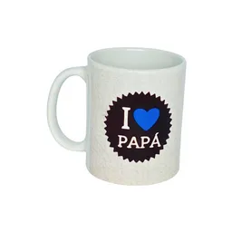Mug Día Del Padre- I Love Papá. 11 Oz.