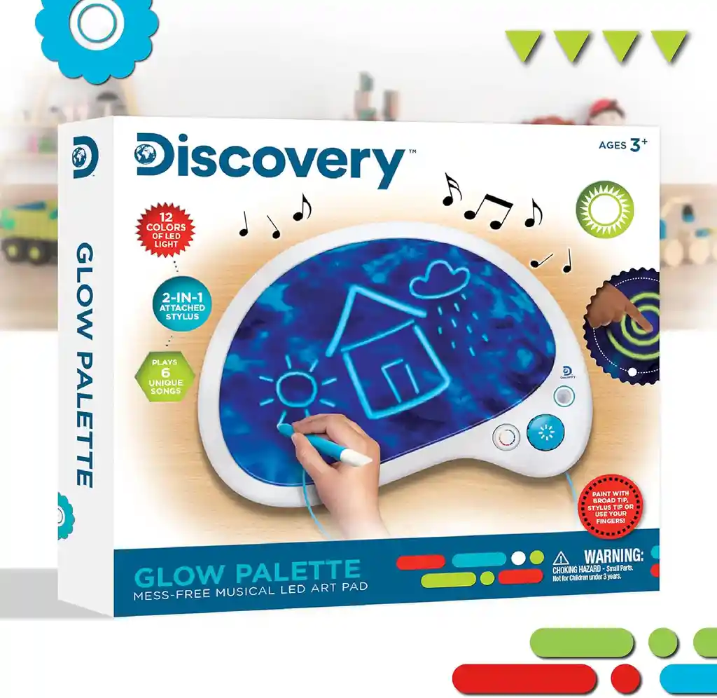 Tablet De Dibujo Led Musical Creativos Niños Merchsource