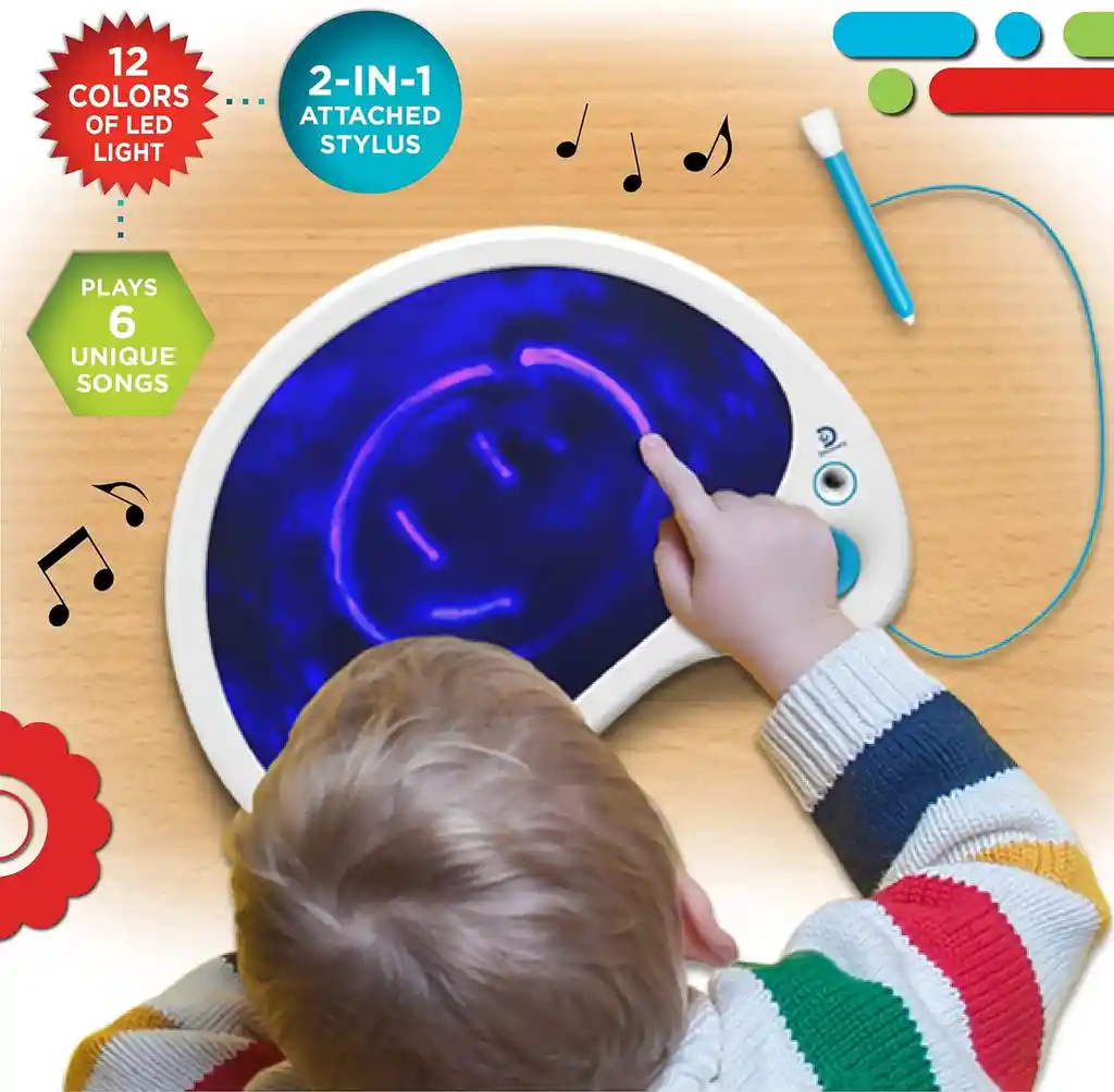 Tablet De Dibujo Led Musical Creativos Niños Merchsource