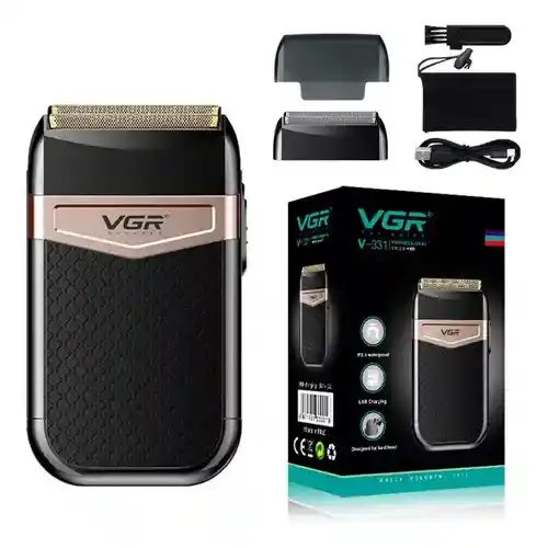 Barbera Electrica Afeitadora Vgr V331 Recargable Usb