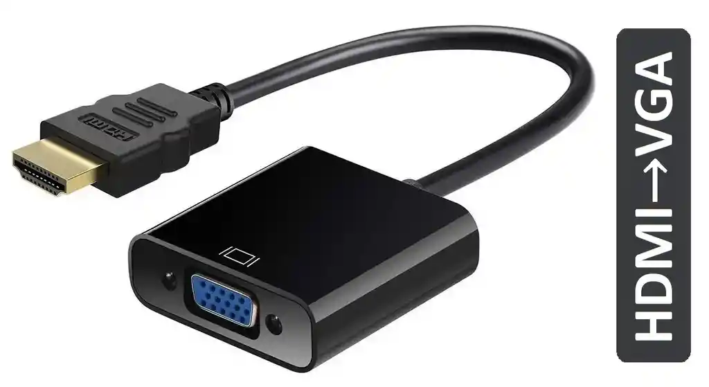 Adaptador Hdmi A Vga Convertidor Cable Pc Tv Monitor Computador Televisor