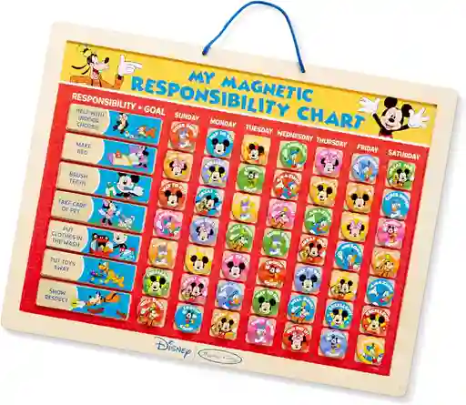 Tablero De Responsabilidades Magnéticas De Mickey Mouse