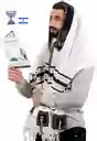 Tallit Mesiánico Hecho En Israel Xl Manto Judio Nombre Hashem 4 Esquinas Unisex Kosher