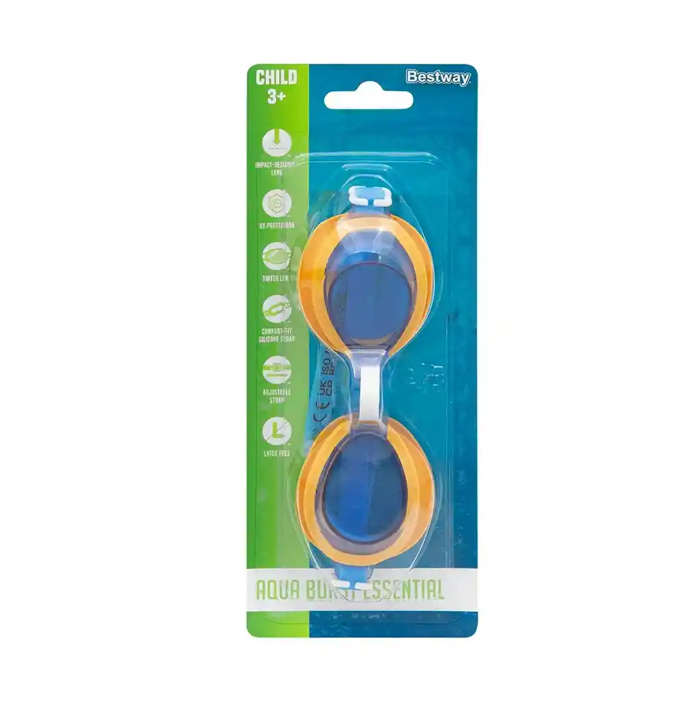 Gafas De Natacion Bestway 21002 Color Protección Uv Unisex