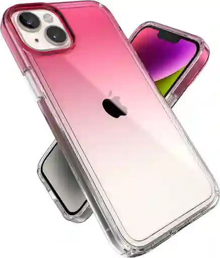 Estuche Funda Speck Gemshell Rosado Translucida Para Iphone 14 Plus Y Iphone 15 Plus 6.7