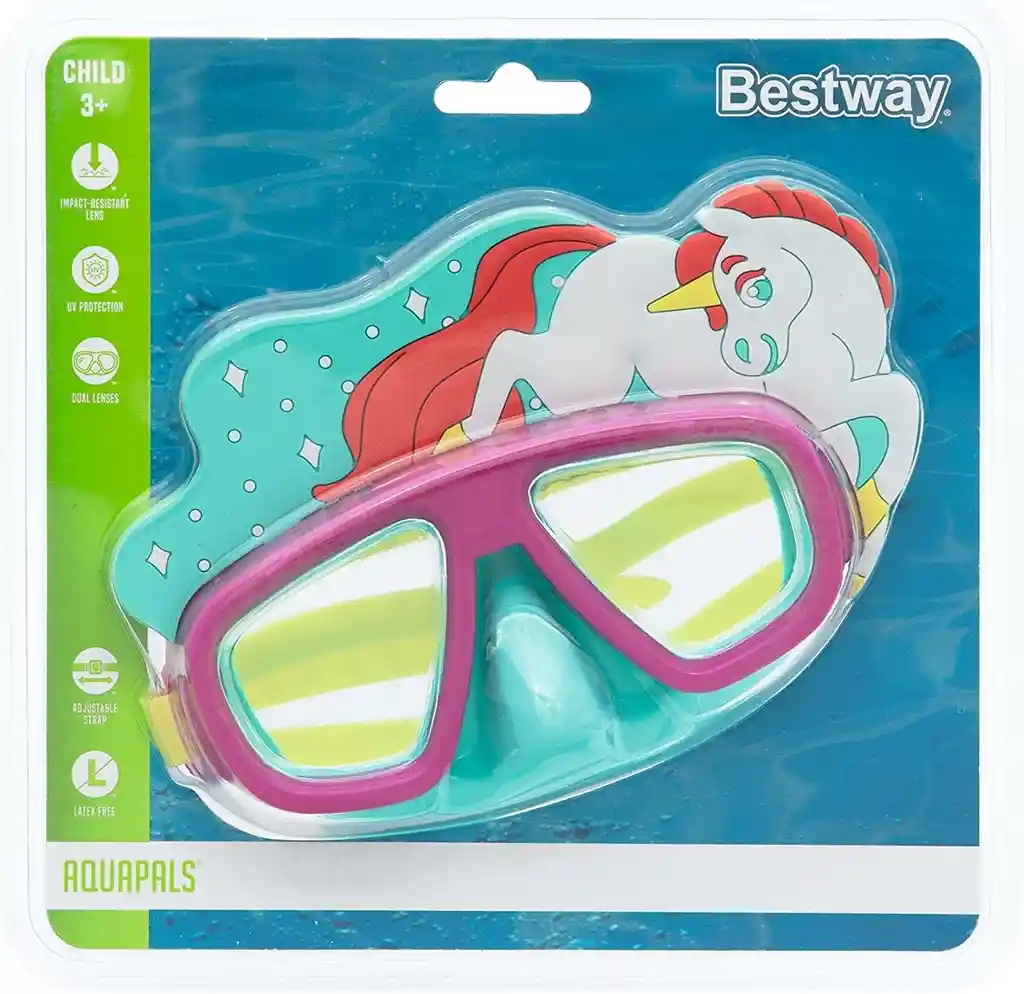 Gafas De Natacion Bestway 22064 Figura Protección Uv Niños